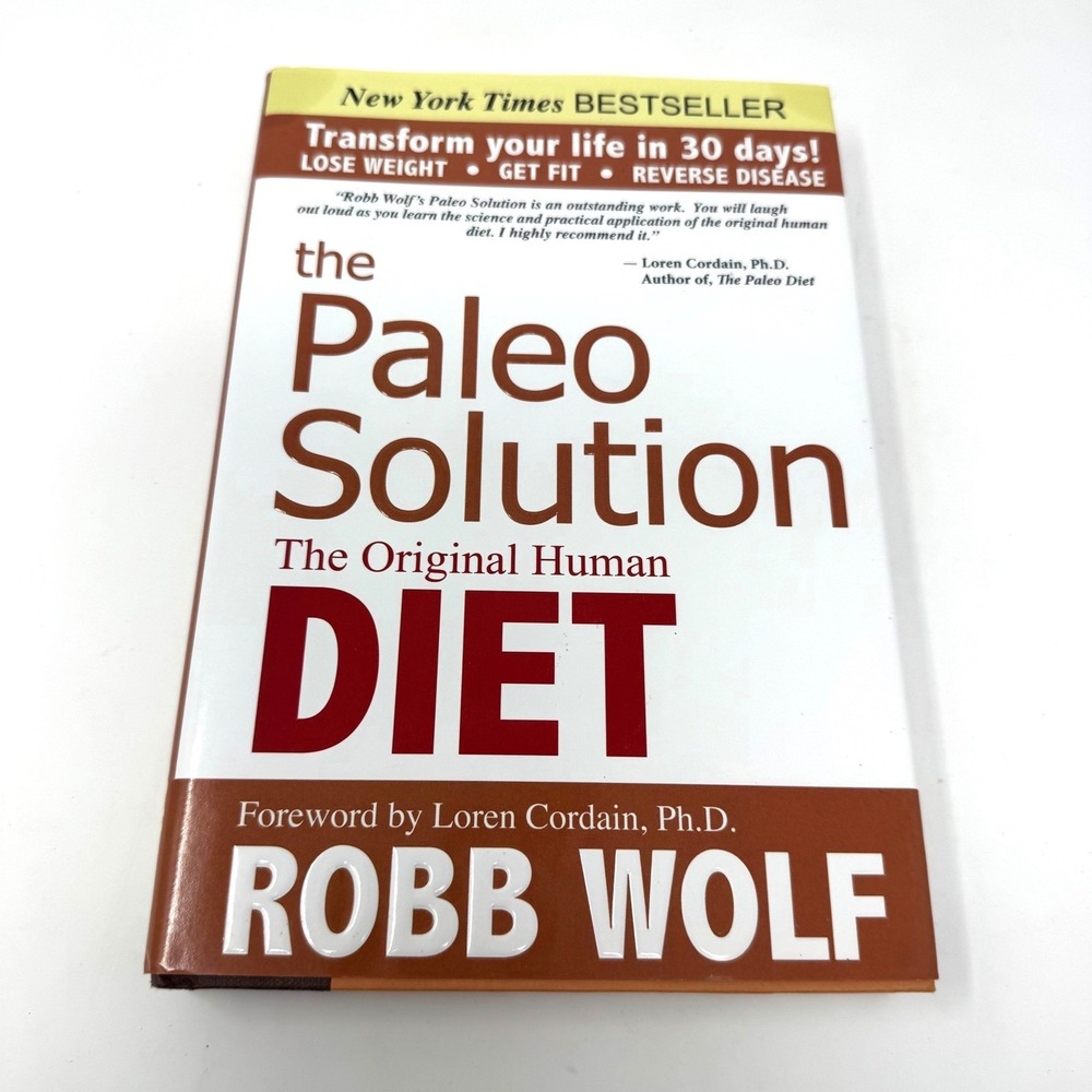 Robb Wolf The Paleo Solution Hardcover 2010 Victory Belt Diet Book Crossfit